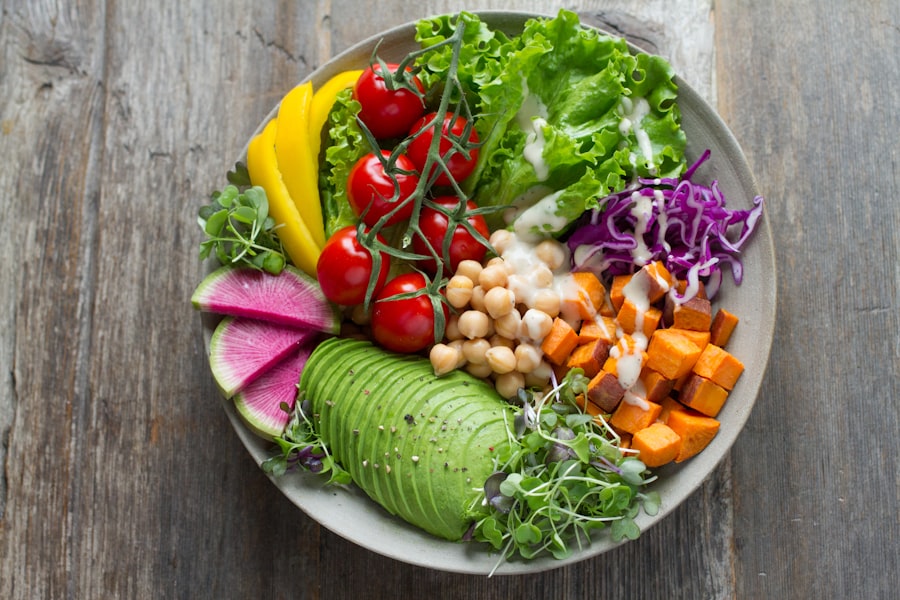 Healthy nutrition and balanced meals
